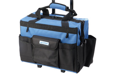 Cofan – Trolley Portaherramientas con Ruedas Resistentes | Multibolsillos | Medidas 45 × 24 × 42 cm